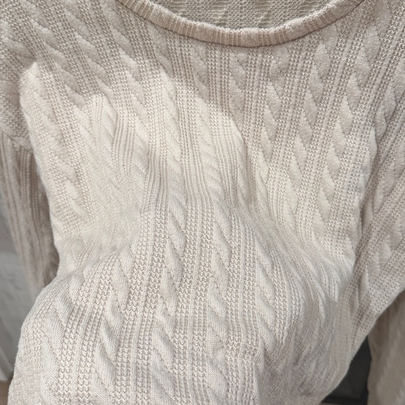 Olive & Oak Cream Knit Sweater - Picture 3 of 6